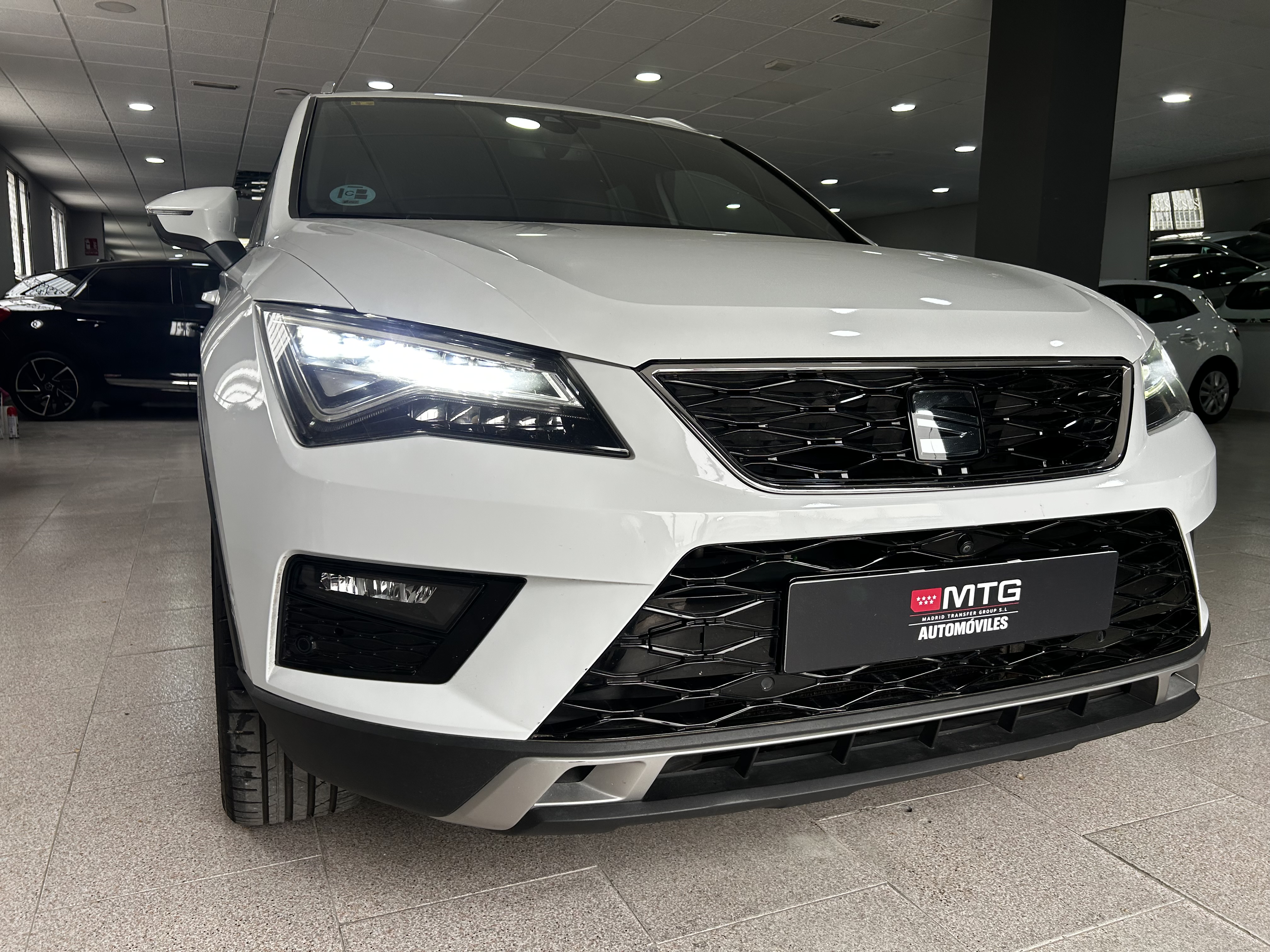 Detalle frontal del SEAT Ateca