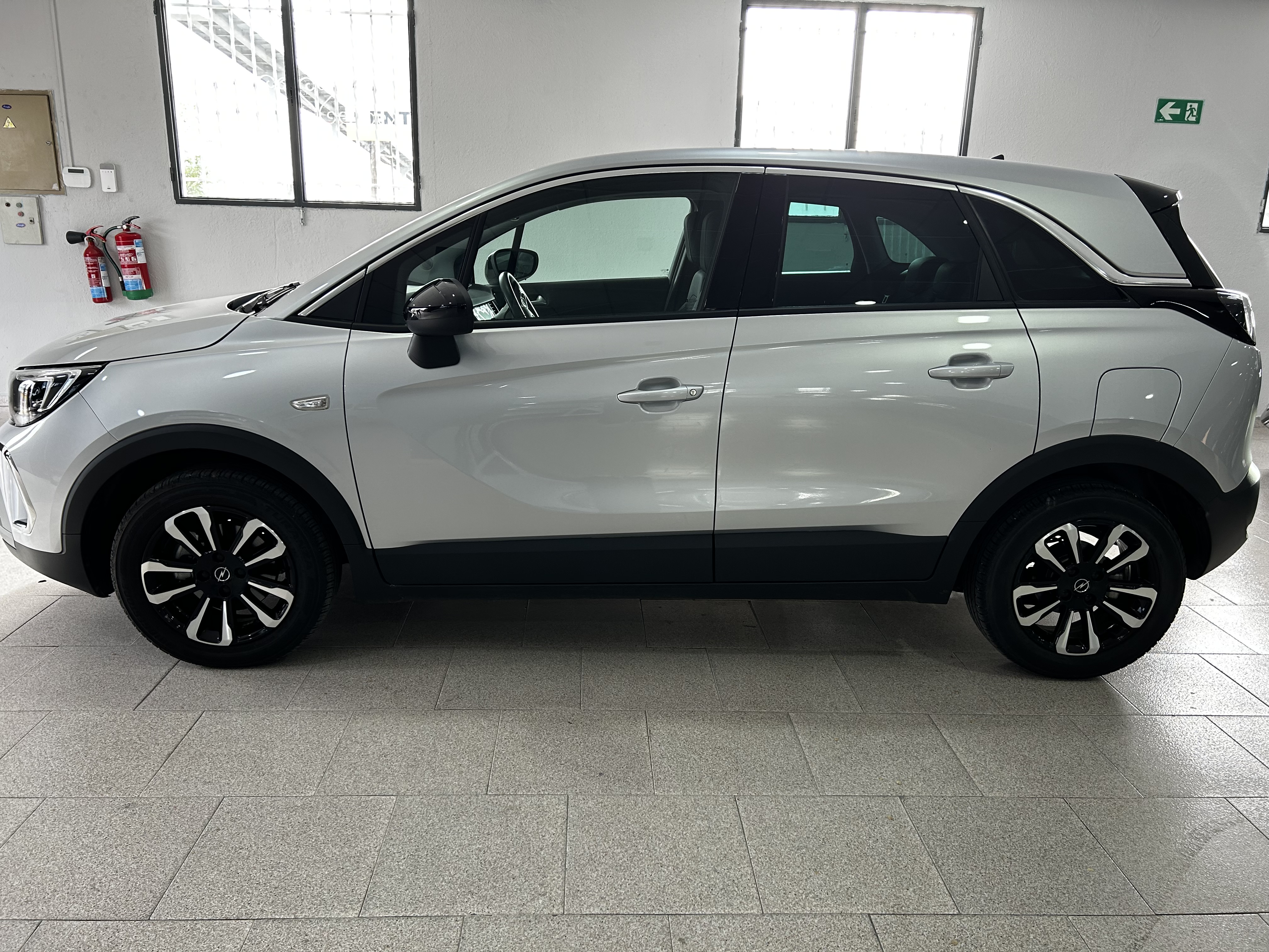 Perfil lateral del Opel Crossland