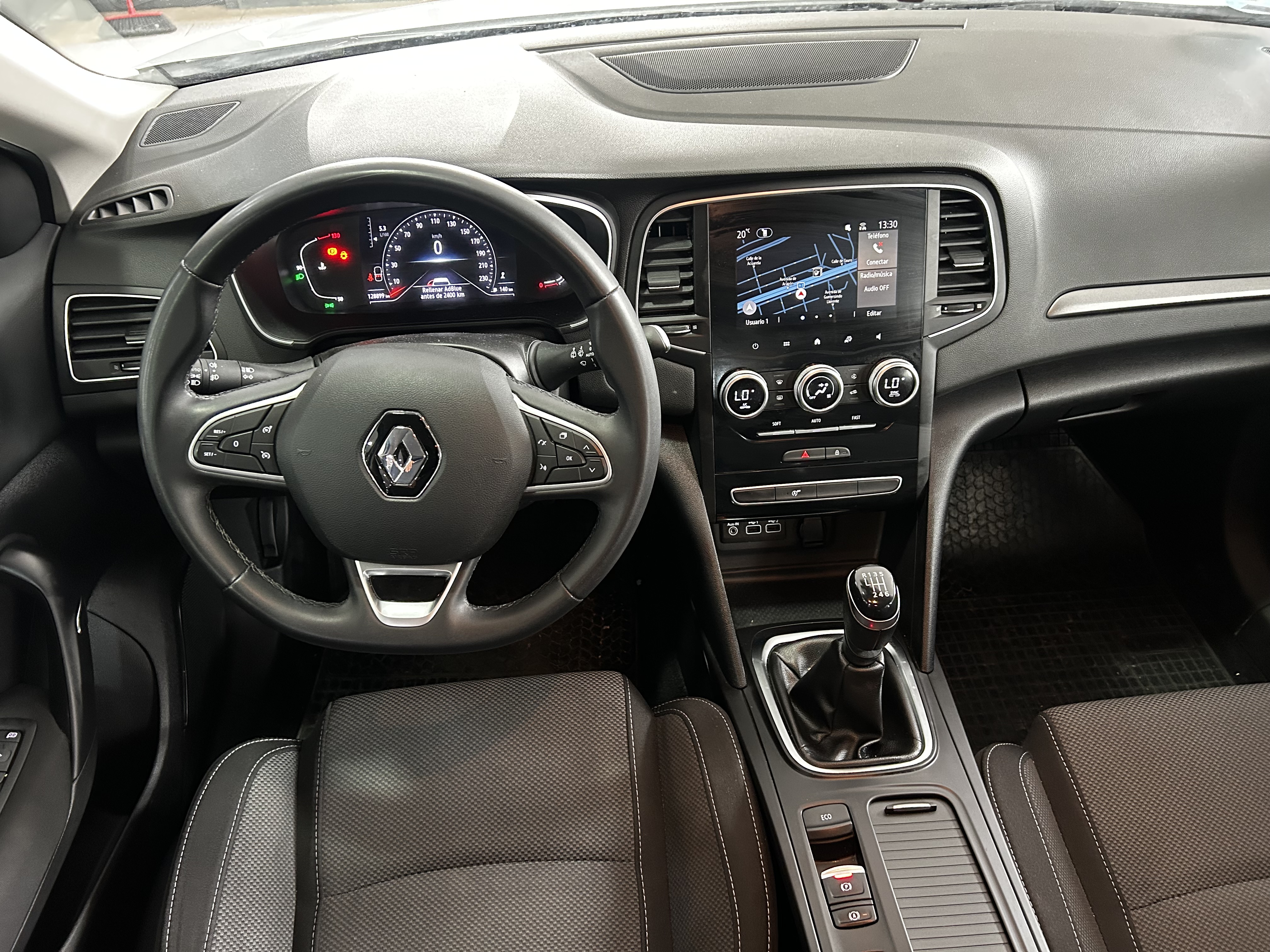 Asientos traseros del Renault Mégane