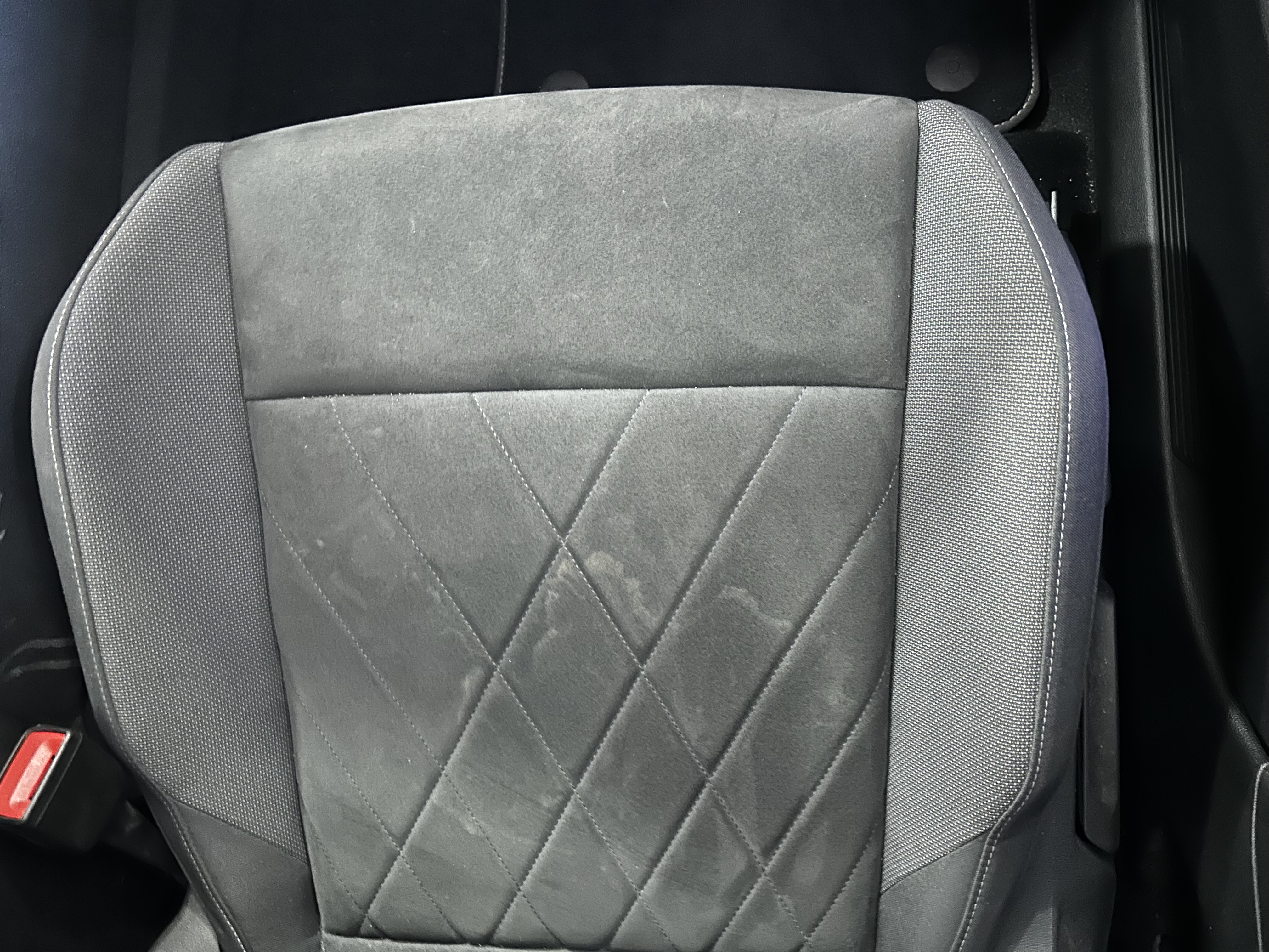 Detalle del asiento del Volkswagen Golf eHybrid